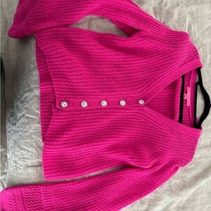 Lilly Pulitzer Vibrant Pink Cardigan